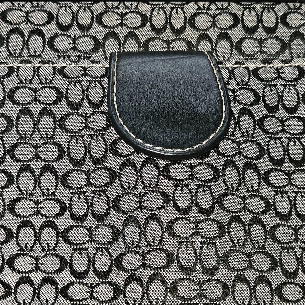 OKPTA BLACK AND GREY PURSE Medium AJUSTABLE STRAP Crossbody Bag - Picture 7 of 8